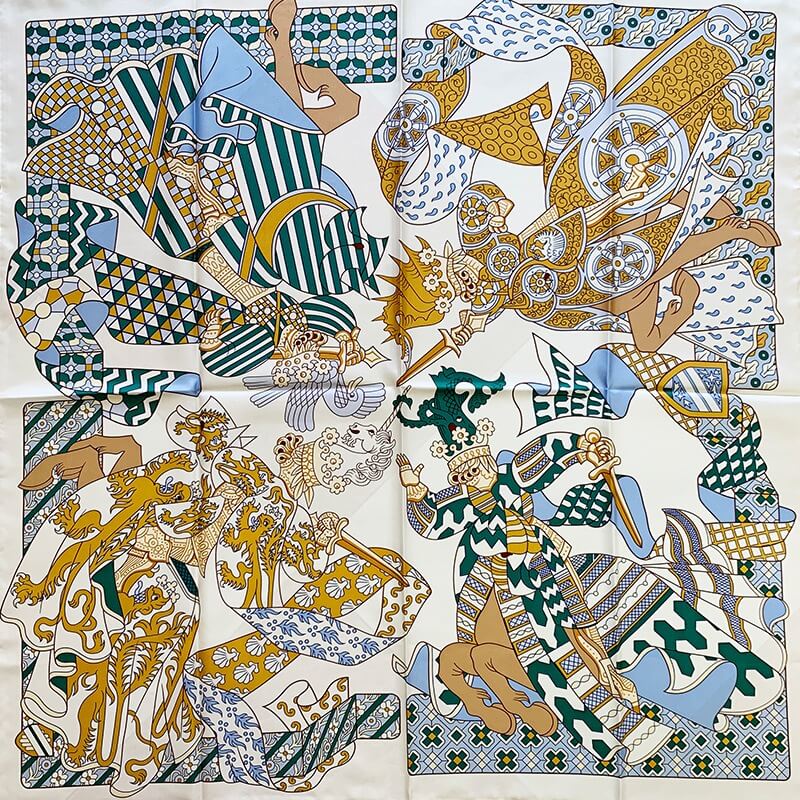 Elegant White Twilly Mulberry Silk Square Scarf 35 inch 14 momme