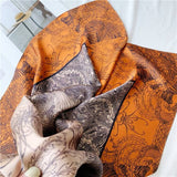 Load image into Gallery viewer, 35” Satin Large Square Head Scarves 35 inch 14 momme