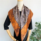 Load image into Gallery viewer, 35” Satin Large Square Head Scarves 35 inch 14 momme