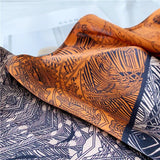 Load image into Gallery viewer, 35” Satin Large Square Head Scarves 35 inch 14 momme