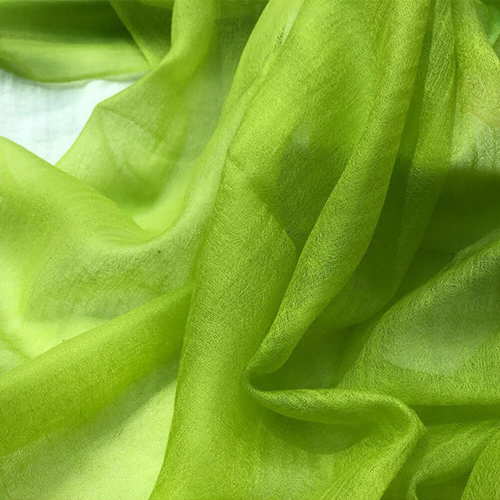 300S Green Lightweight Cashmere Shawl Wrap