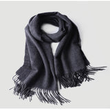 Load image into Gallery viewer, Water Pattern Grey cashmere Wrap