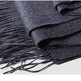 Load image into Gallery viewer, Water Pattern Grey cashmere Wrap