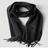 Load image into Gallery viewer, Water Pattern Grey Cashmere Scarf