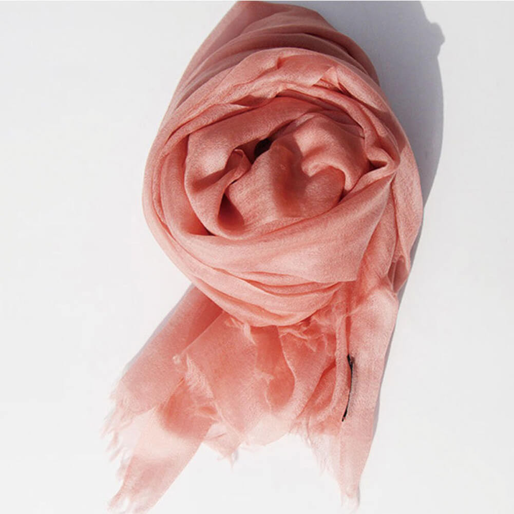 300S Pink Lightweight Cashmere Shawl Wrap