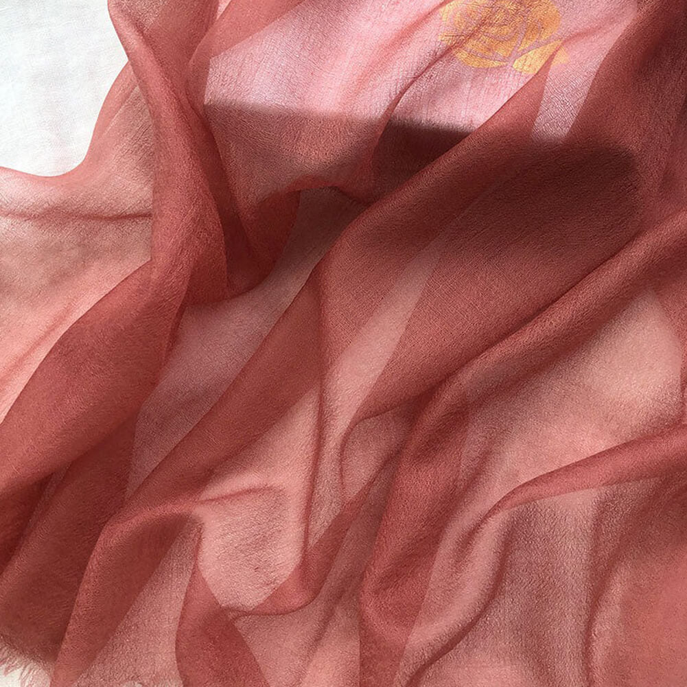 300S Pink Lightweight Cashmere Shawl Wrap