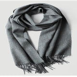 Load image into Gallery viewer, Water Pattern Grey Cashmere Scarf