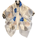 Charger l&#39;image dans la galerie, Foulard en Soie Beige 35x35