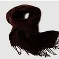 Water Pattern Brown Cashmere Scarf