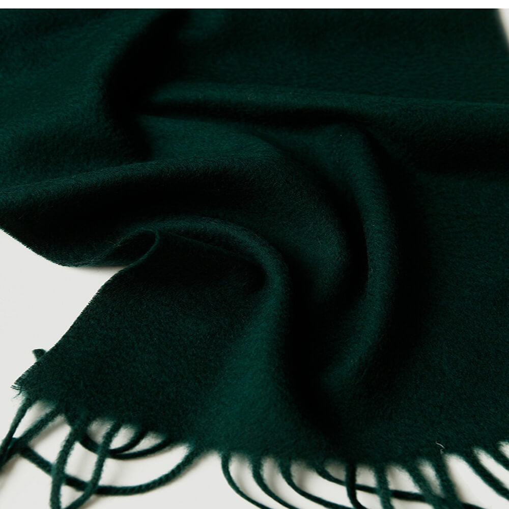Water Pattern Dark  Green Cashmere Scarf