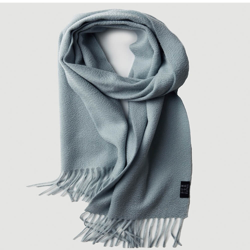 Water Pattern Green Cashmere Scarf
