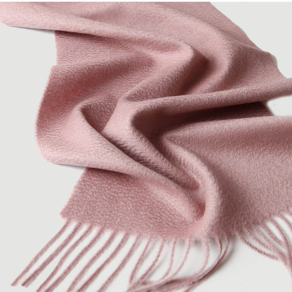 Water Pattern Pink Cashmere Scarf