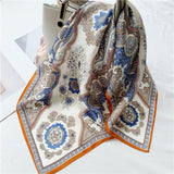 Charger l&#39;image dans la galerie, Écharpe en soie de mûrier Pure 100% pour femmes, emballage de cheveux à tête carrée