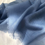 Load image into Gallery viewer, 300S Blue Lightweight Cashmere Shawl Wrap
