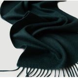 Load image into Gallery viewer, Water Pattern Dark  Green Cashmere Scarf