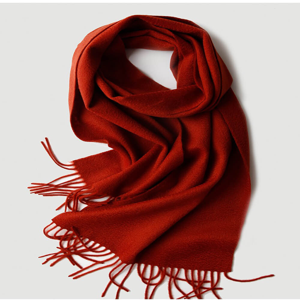 Water Pattern Red Cashmere Scarf