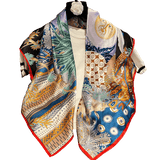 Charger l&#39;image dans la galerie, Foulard Bohême en Soie 35x35