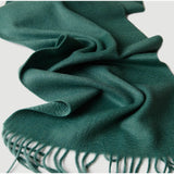 Load image into Gallery viewer, Water Pattern Green Cashmere Scarf