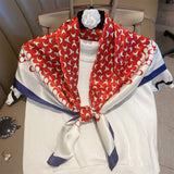 Charger l&#39;image dans la galerie, Foulard carré en soie C 35&quot;