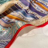 Charger l&#39;image dans la galerie, Foulard Bohême en Soie 35x35