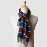 Charger l&#39;image dans la galerie, Écharpe d&#39;hiver en cachemire à carreaux pour hommes