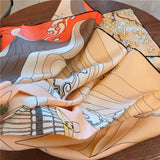 Charger l&#39;image dans la galerie, Foulard en soie montgolfière 35x35