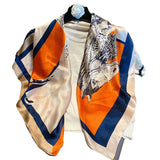 Charger l&#39;image dans la galerie, Foulard en Soie Cheval 35x35