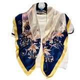 Charger l&#39;image dans la galerie, Foulard en Soie Florale 35x35