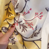 Charger l&#39;image dans la galerie, Foulard en Soie Florale 35x35