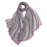 Load image into Gallery viewer, Gray Superfine Wool Shawl
