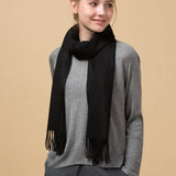 Charger l'image dans la galerie, Écharpe en cachemire noir