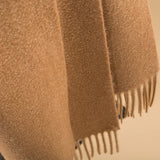 Load image into Gallery viewer, Camel Cashmere Wrap Blanket Scarf
