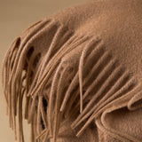 Load image into Gallery viewer, Camel Cashmere Wrap Blanket Scarf