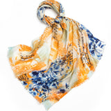 Load image into Gallery viewer, Urban Orange Print Lightweight 100s Cashmere Shawl