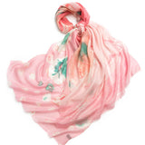 Load image into Gallery viewer, Pink Lightweight 100s Cashmere Shawl
