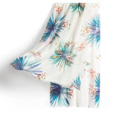 Laden Sie das Bild in den Galerie-Viewer, Weißer, bedruckter, leichter Schal aus 100er-Kaschmir