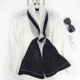 Charger l&#39;image dans la galerie, Grande écharpe en soie imprimée 70&quot; X 25&quot;