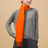 Laden Sie das Bild in den Galerie-Viewer, Orangefarbener Kaschmirschal