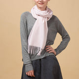 Laden Sie das Bild in den Galerie-Viewer, Rosa Kaschmirschal