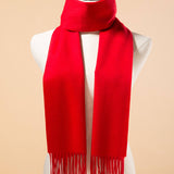 Load image into Gallery viewer, Red Cashmere Scarf