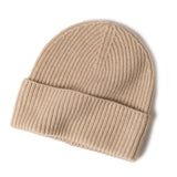 Load image into Gallery viewer, Knitted Cashmere Beanie Hat