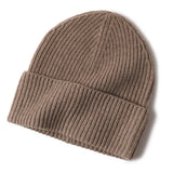 Load image into Gallery viewer, Knitted Cashmere Beanie Hat