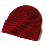 Load image into Gallery viewer, Knitted Cashmere Beanie Hat