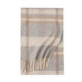 Charger l&#39;image dans la galerie, Écharpe à franges en cachemire camel