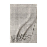 Load image into Gallery viewer, Blue Color Cashmere Plaid Fringe Scarf