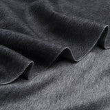 Load image into Gallery viewer, Double-Faced Dark Grey Cashmere Wrap Blanket Scarf