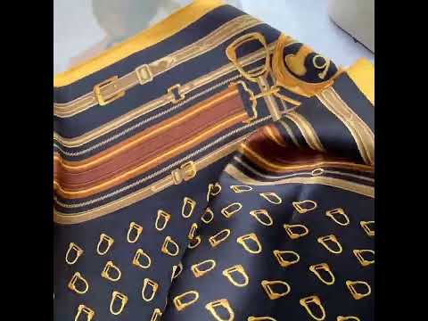 100% Luxury Silk Head Scarf for Women