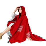 Charger l&#39;image dans la galerie, Écharpe à capuche à carreaux